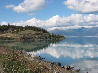 Reflections on Kluane Lake