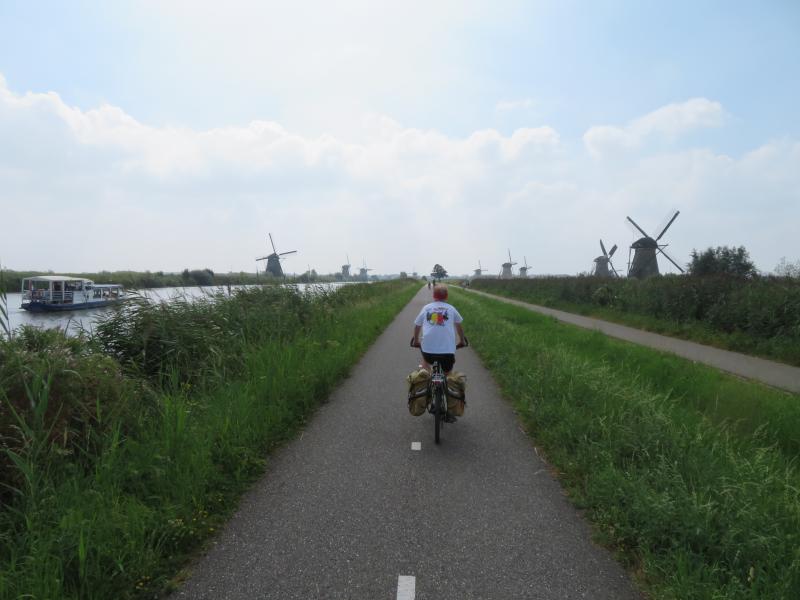The mills of Kinderdijk, a famous Dutch scenery