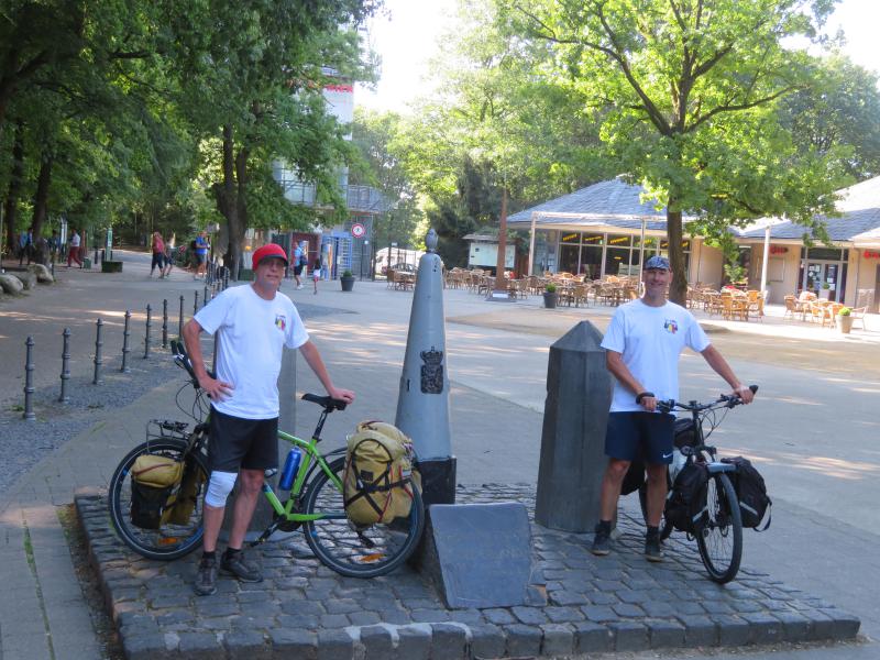 The border tripoint of The Netherlands, Belgium and Germany